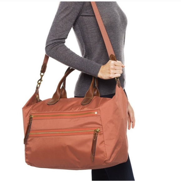 NWT FRYE Ivy Overnight Bag in Dusty Rose - Picture 4 of 5